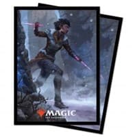 Kaldheim Kaya the Inexorable Standard Deck Protectors for Magic (100-pack) - Ultra Pro Card Sleeves - Card Sleeves card