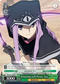 Brimming with Power, Ana - Fate/Grand Order Absolute Demonic Front: Babylonia - Weiss Schwarz card
