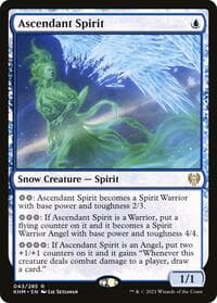 Ascendant Spirit - Kaldheim - Magic: The Gathering card