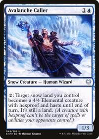 Avalanche Caller - Kaldheim - Magic: The Gathering card