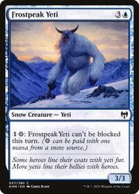 Frostpeak Yeti - Kaldheim - Magic: The Gathering card