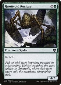Gnottvold Recluse - Kaldheim - Magic: The Gathering card