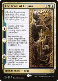 The Bears of Littjara - Kaldheim - Magic: The Gathering card