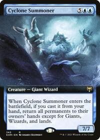 Cyclone Summoner (Extended Art) - Kaldheim - Magic: The Gathering card