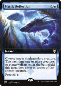 Mystic Reflection (Extended Art) - Kaldheim - Magic: The Gathering card