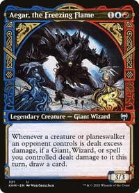 Aegar, the Freezing Flame (Showcase) - Kaldheim - Magic: The Gathering card