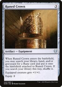 Runed Crown - Kaldheim - Magic: The Gathering card