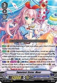Sweetest Sister, Meer - V-EB15: Twinkle Melody - Cardfight Vanguard card