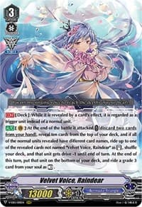 Velvet Voice, Raindear - V-EB15: Twinkle Melody - Cardfight Vanguard card