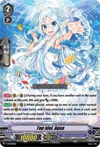 Top Idol, Aqua - V Promo Cards - Cardfight Vanguard card