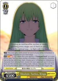 Absolute Tactics, Kingu - Fate/Grand Order Absolute Demonic Front: Babylonia - Weiss Schwarz card