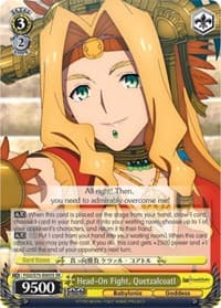 Head-On Fight, Quetzalcoatl (SR) - Fate/Grand Order Absolute Demonic Front: Babylonia - Weiss Schwarz card