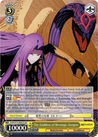 The Goddess of Revenge, Gorgon (SR) - Fate/Grand Order Absolute Demonic Front: Babylonia - Weiss Schwarz card