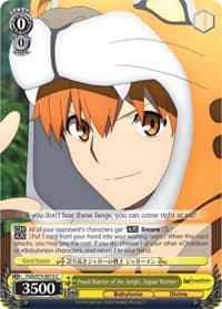 Proud Warrior of the Jungle, Jaguar Warrior - Fate/Grand Order Absolute Demonic Front: Babylonia - Weiss Schwarz card