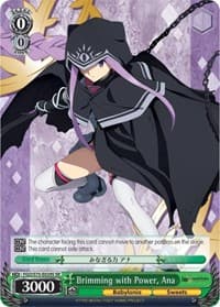 Brimming with Power, Ana (SR) - Fate/Grand Order Absolute Demonic Front: Babylonia - Weiss Schwarz card