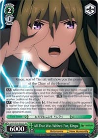 All That Was Wished For, Kingu (SR) - Fate/Grand Order Absolute Demonic Front: Babylonia - Weiss Schwarz card