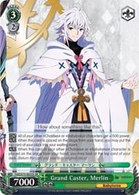 Grand Caster, Merlin (SR) - Fate/Grand Order Absolute Demonic Front: Babylonia - Weiss Schwarz card