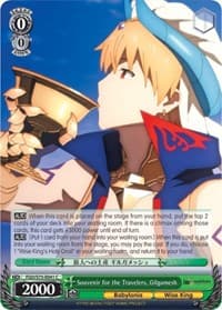 Souvenir for the Travelers, Gilgamesh - Fate/Grand Order Absolute Demonic Front: Babylonia - Weiss Schwarz card
