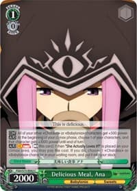 Delicious Meal, Ana - Fate/Grand Order Absolute Demonic Front: Babylonia - Weiss Schwarz card