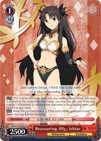 Reassuring Ally, Ishtar (SR) - Fate/Grand Order Absolute Demonic Front: Babylonia - Weiss Schwarz card