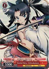 Storied Hero, Ushiwakamaru - Fate/Grand Order Absolute Demonic Front: Babylonia - Weiss Schwarz card