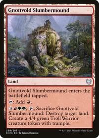 Gnottvold Slumbermound - Kaldheim - Magic: The Gathering card