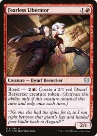 Fearless Liberator - Kaldheim - Magic: The Gathering card