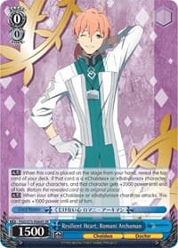 Resilient Heart, Romani Archaman (SR) - Fate/Grand Order Absolute Demonic Front: Babylonia - Weiss Schwarz card