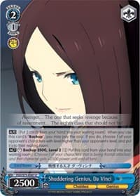 Shuddering Genius, Da Vinci - Fate/Grand Order Absolute Demonic Front: Babylonia - Weiss Schwarz card
