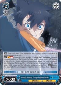 Valiantly Breaking Through, Fujimaru Ritsuka - Fate/Grand Order Absolute Demonic Front: Babylonia - Weiss Schwarz card