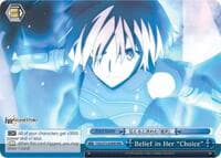 Belief in Her "Choice" (RRR) - Fate/Grand Order Absolute Demonic Front: Babylonia - Weiss Schwarz card