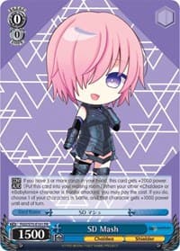 SD Mash - Fate/Grand Order Absolute Demonic Front: Babylonia - Weiss Schwarz card