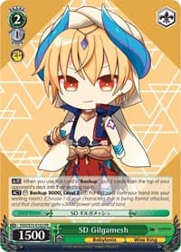 SD Gilgamesh - Fate/Grand Order Absolute Demonic Front: Babylonia - Weiss Schwarz card