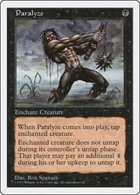 Paralyze - Fifth Edition - Magic: The Gathering card
