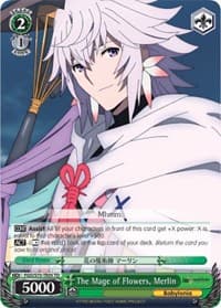 The Mage of Flowers, Merlin - Fate/Grand Order Absolute Demonic Front: Babylonia - Weiss Schwarz card