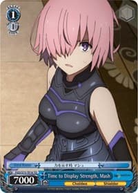 Time to Display Strength, Mash - Fate/Grand Order Absolute Demonic Front: Babylonia - Weiss Schwarz card
