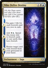 Niko Defies Destiny - Kaldheim - Magic: The Gathering card