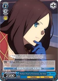 Perfect Proof of Existence, Da Vinci - Fate/Grand Order Absolute Demonic Front: Babylonia - Weiss Schwarz card