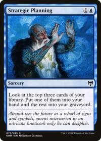 Strategic Planning - Kaldheim - Magic: The Gathering card
