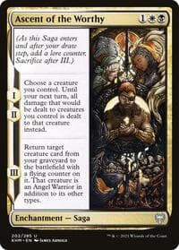 Ascent of the Worthy - Kaldheim - Magic: The Gathering card