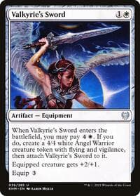 Valkyrie's Sword - Kaldheim - Magic: The Gathering card
