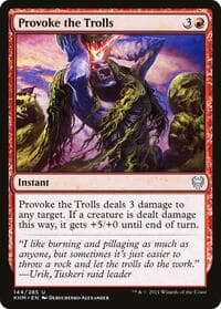Provoke the Trolls - Kaldheim - Magic: The Gathering card