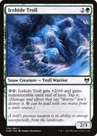 Icehide Troll - Kaldheim - Magic: The Gathering card