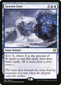 Graven Lore - Kaldheim - Magic: The Gathering card