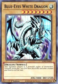 Blue-Eyes White Dragon (Green) - Legendary Duelists: Season 2 - YuGiOh card