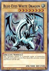Blue-Eyes White Dragon (Purple) - Legendary Duelists: Season 2 - YuGiOh card
