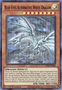 Blue-Eyes Alternative White Dragon (Blue) - Legendary Duelists: Season 2 - YuGiOh card