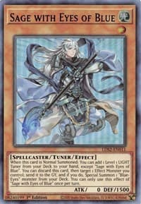 Sage with Eyes of Blue (Purple) - Legendary Duelists: Season 2 - YuGiOh card