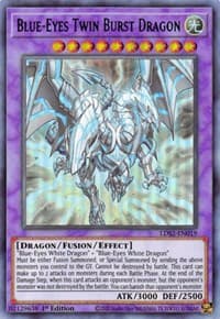 Blue-Eyes Twin Burst Dragon (Green) - Legendary Duelists: Season 2 - YuGiOh card