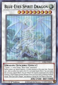 Blue-Eyes Spirit Dragon (Green) - Legendary Duelists: Season 2 - YuGiOh card